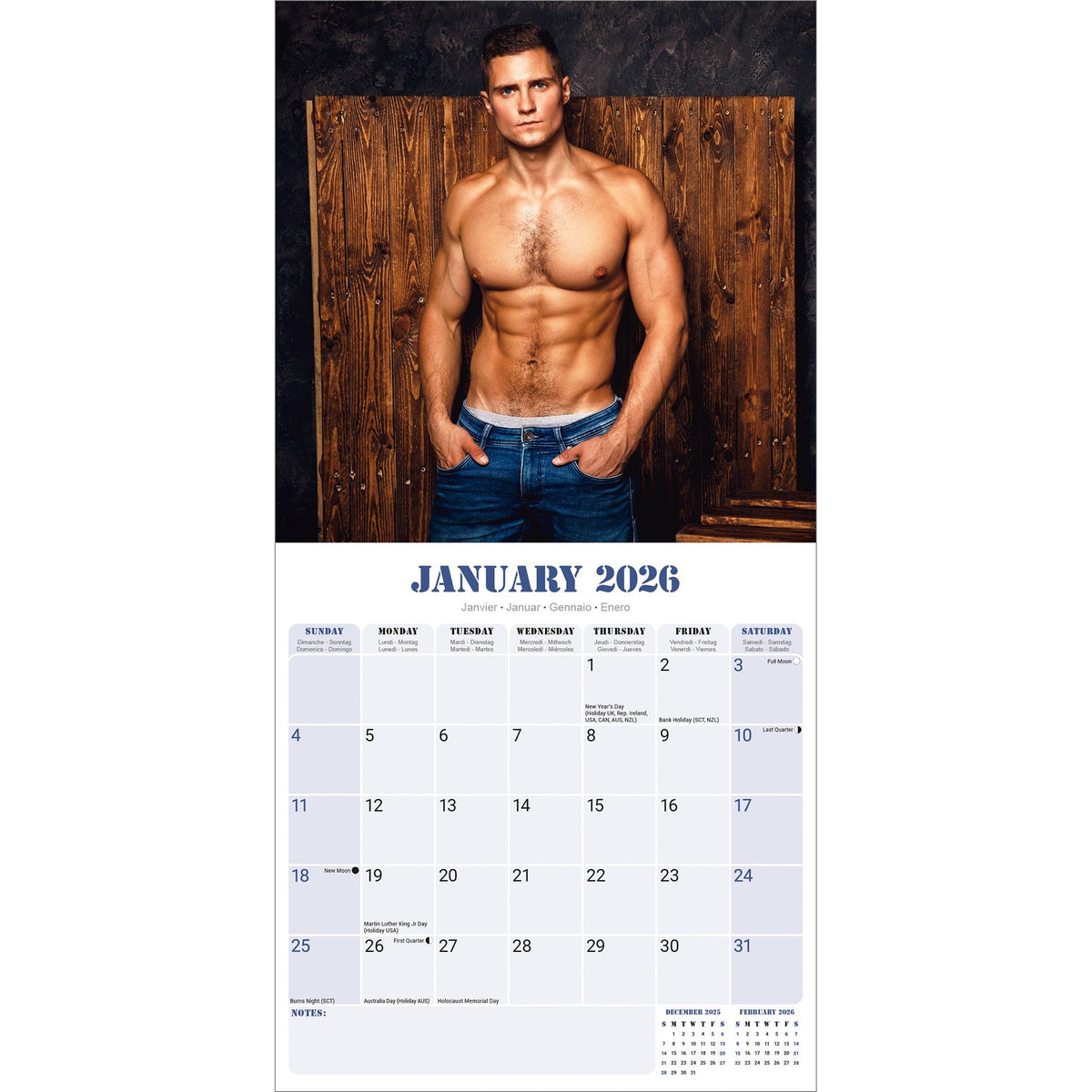 Guys Calendar 2026 Avonside Publishing Ltd