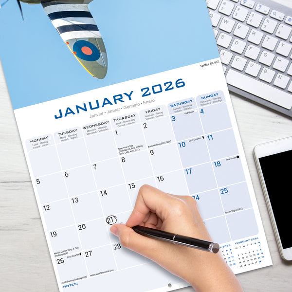 Spitfires Calendar 2026