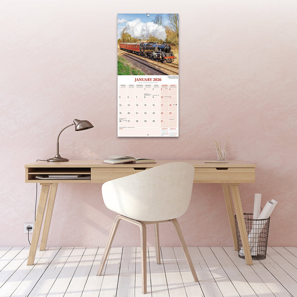Steam Trains Calendar 2026