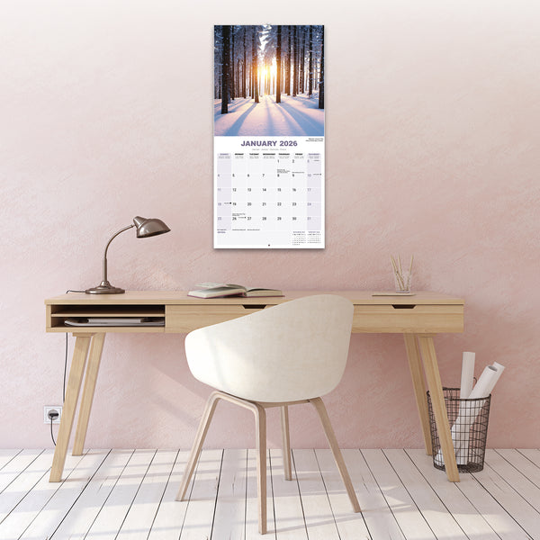 Sunsets Calendar 2026