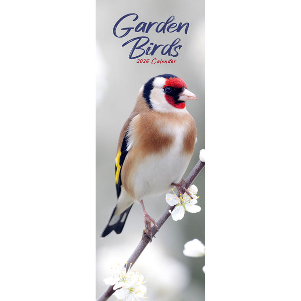 Garden Birds Calendar 2026 Slimline
