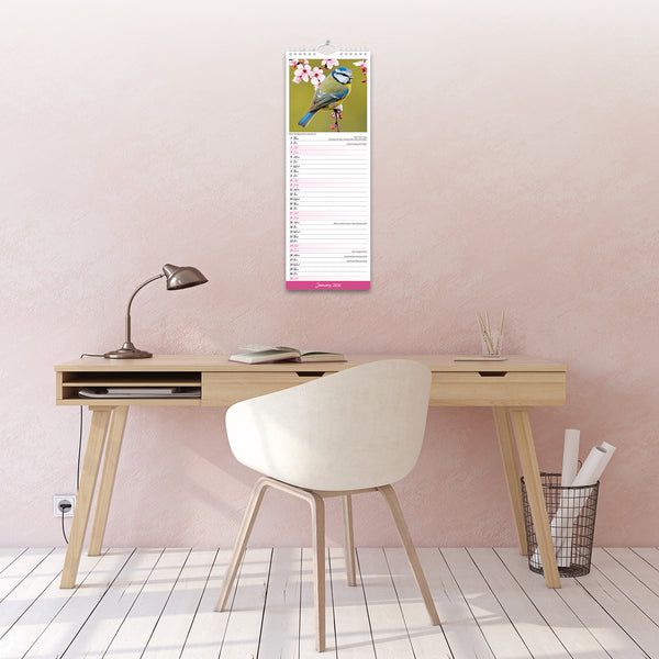 Garden Birds Calendar 2026 Slimline