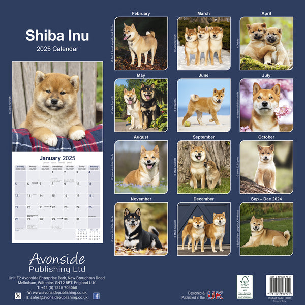 Shiba Inu Calendar 2025