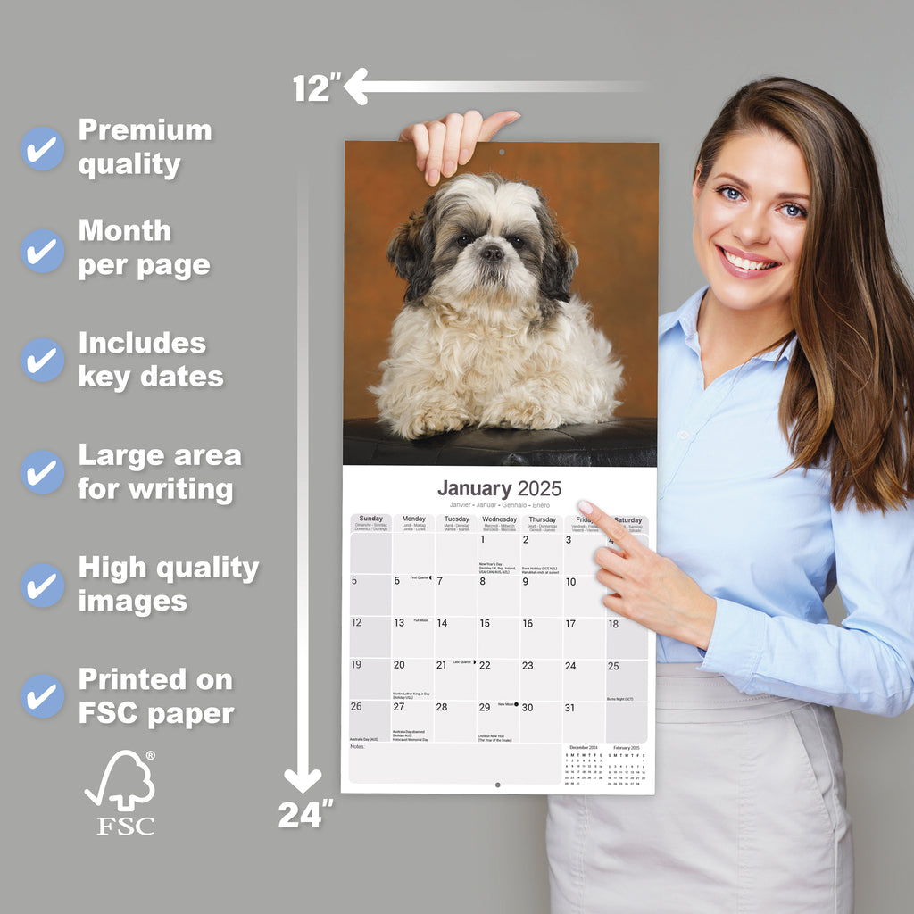 Shih Tzu Calendar 2025 Avonside Publishing Ltd shih-tzu-calendar-2025-avonside-publishing-ltd