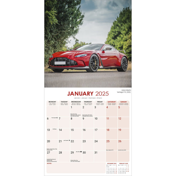 Aston Martin Calendar 2025