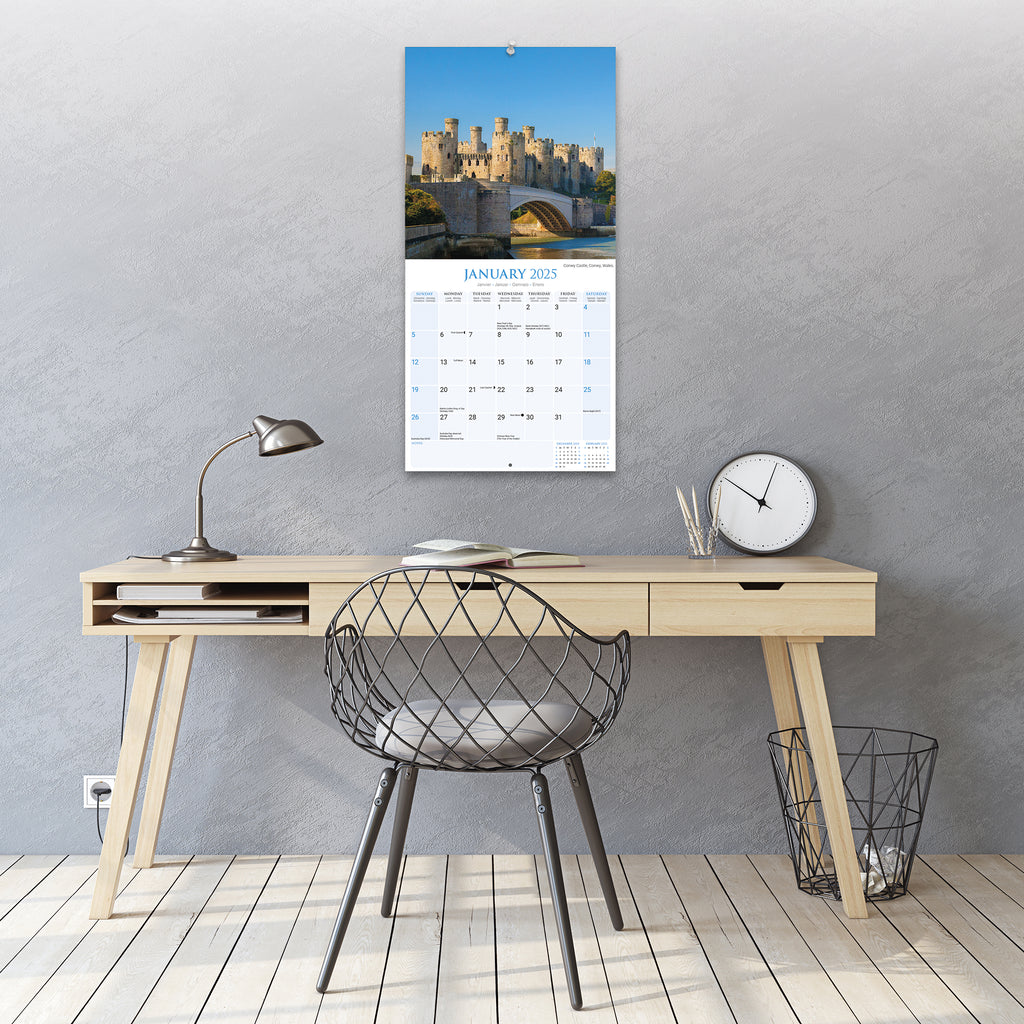 Castles Calendar 2025 Avonside Publishing Ltd