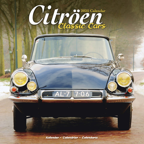 Citroen Classic Cars Calendar 2025