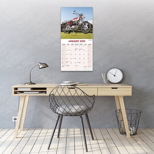 Classic British Bikes Calendar 2025