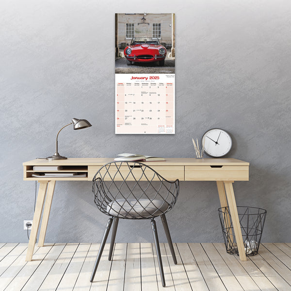 Classic Sports Cars Calendar 2025