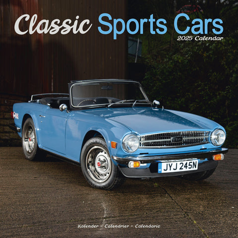 Classic Sports Cars Calendar 2025