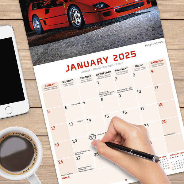 Ferrari Calendar 2025