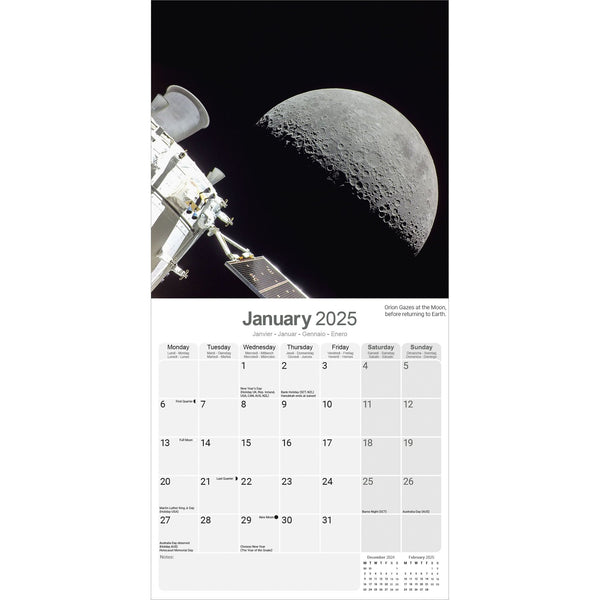 Space Calendar 2025