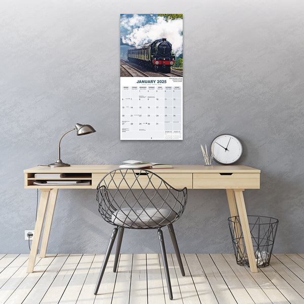 Steam Trains Calendar 2025