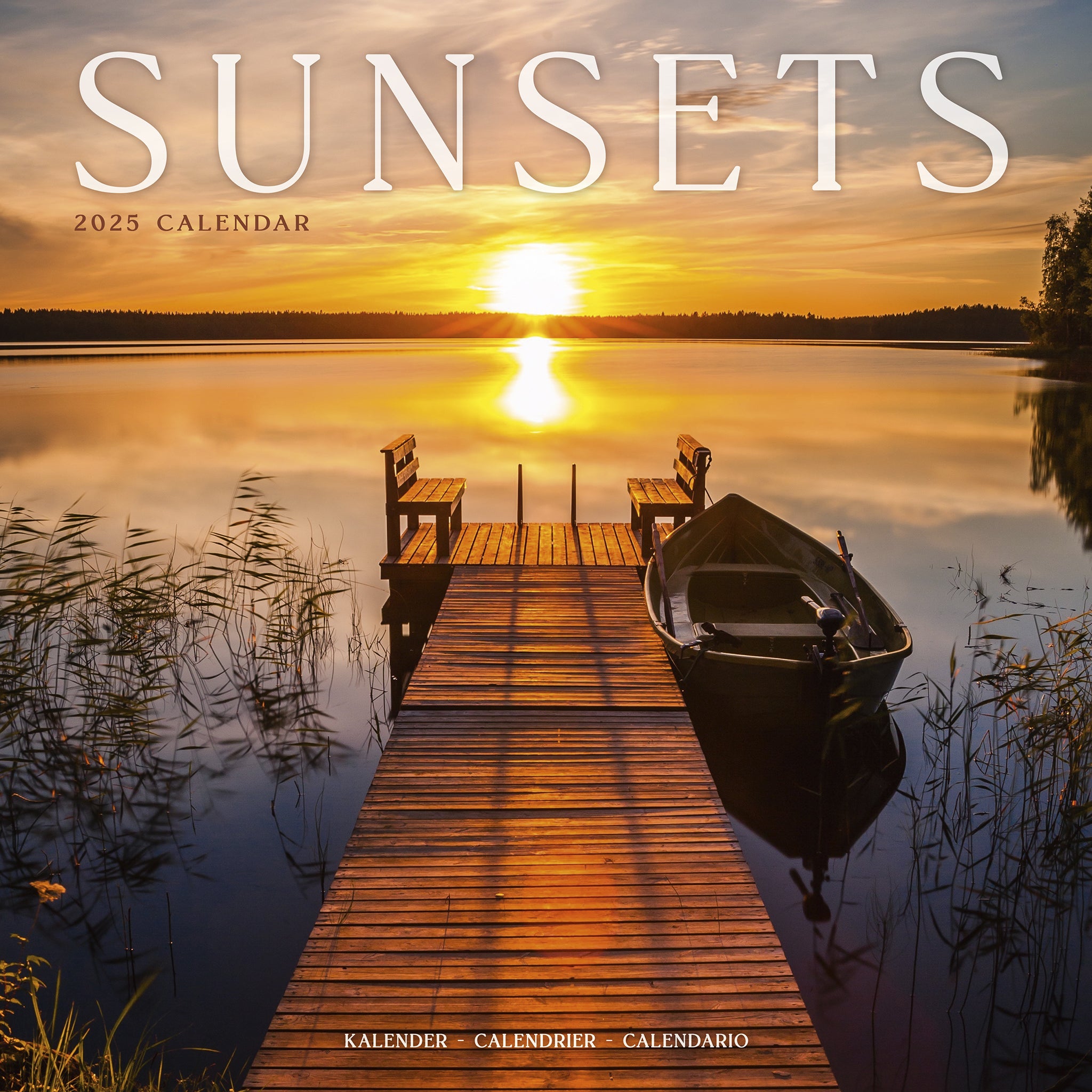 Sunsets Calendar 2025 Avonside Publishing Ltd