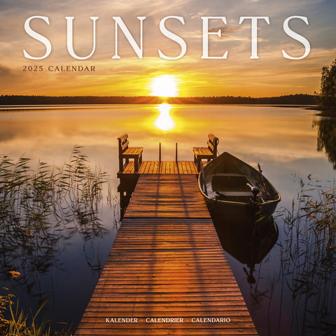 Sunsets Calendar 2025