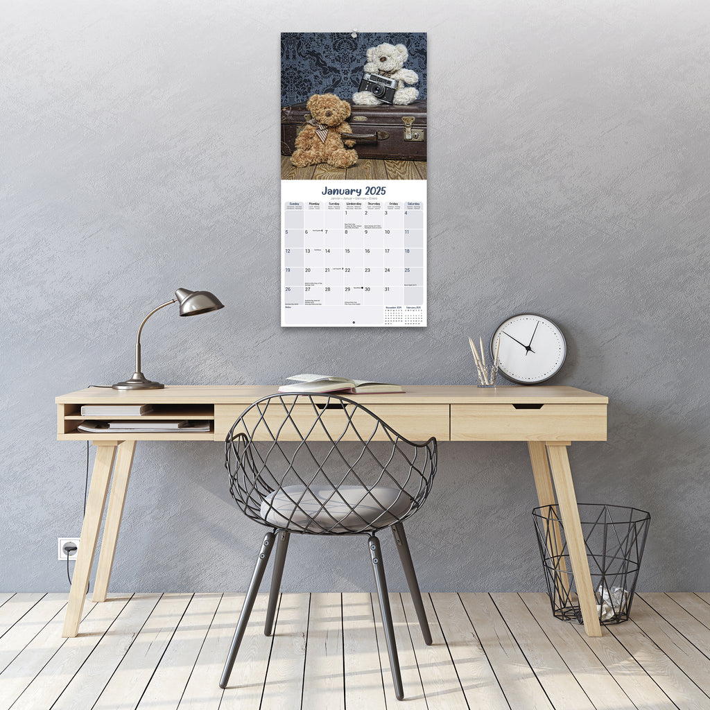 Teddy Bears Calendar 2025 Avonside Publishing Ltd