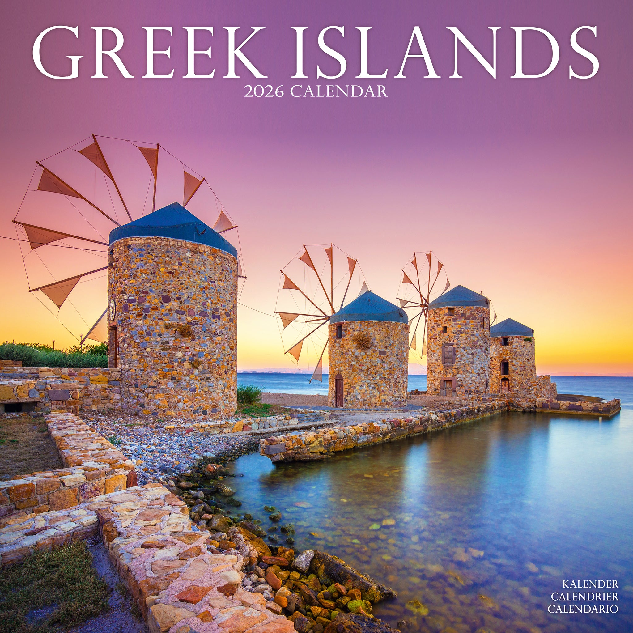 Greek Islands Calendar 2026 Avonside Publishing Ltd