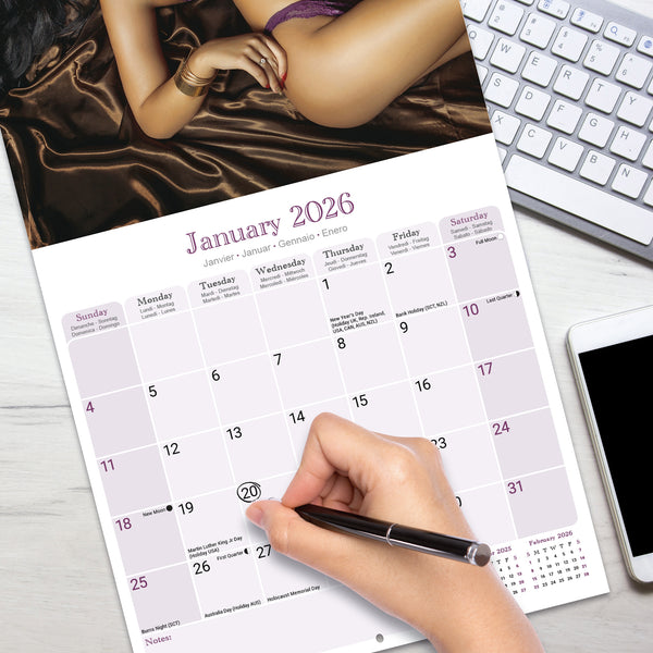 Lingerie Calendar 2026