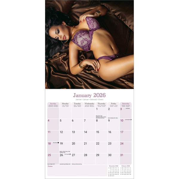 Lingerie Calendar 2026