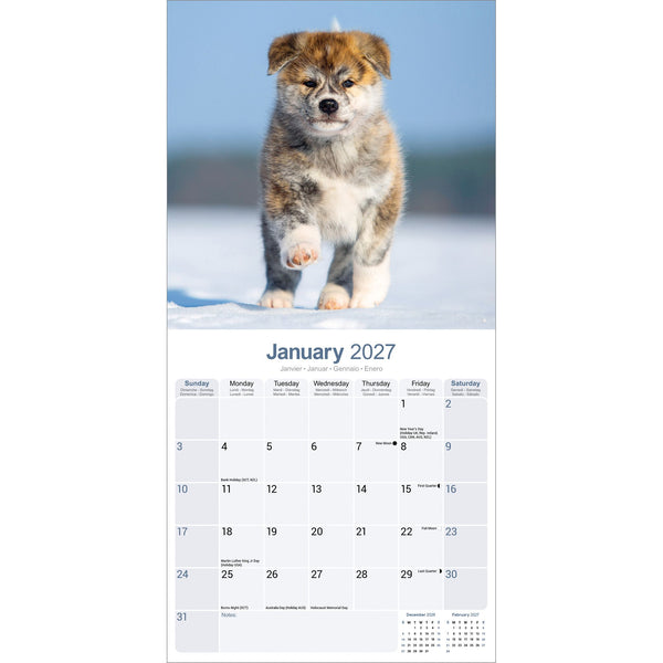 Akita Calendar 2027