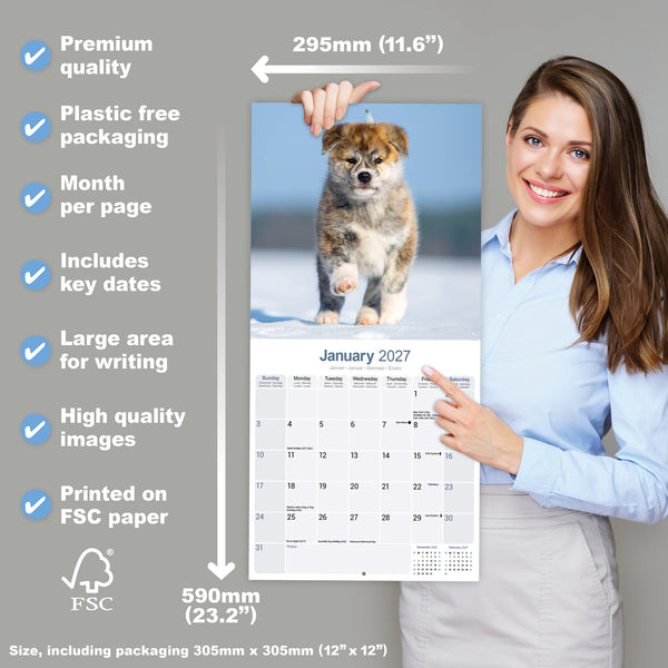 Akita Calendar 2027