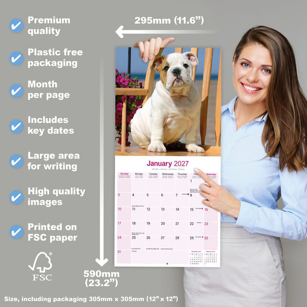 Bulldog Calendar 2027