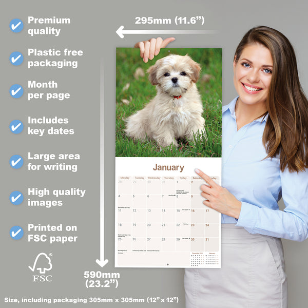 Lhasa Apso Calendar 2027
