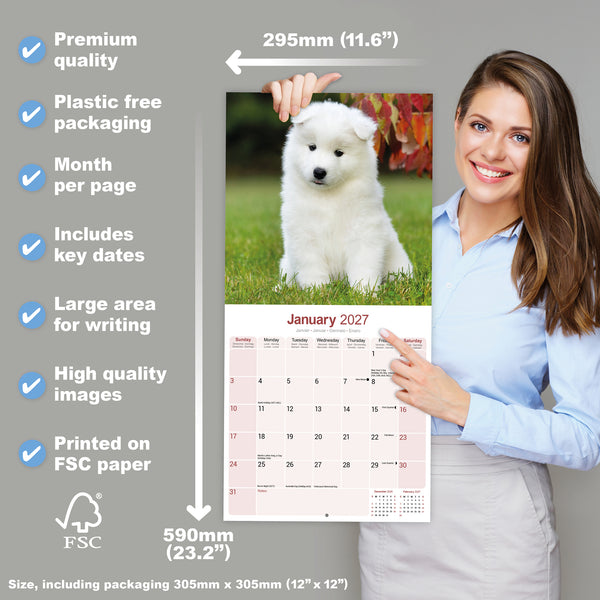 Samoyed Calendar 2027