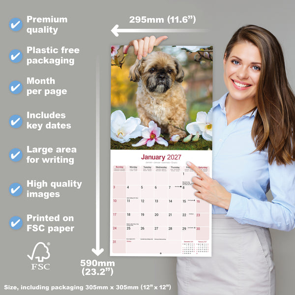 Shih Tzu Calendar 2027