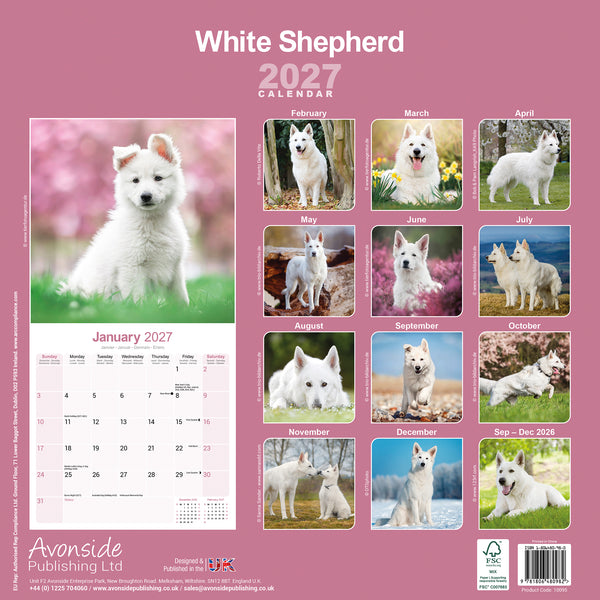 White Shepherd Calendar 2027