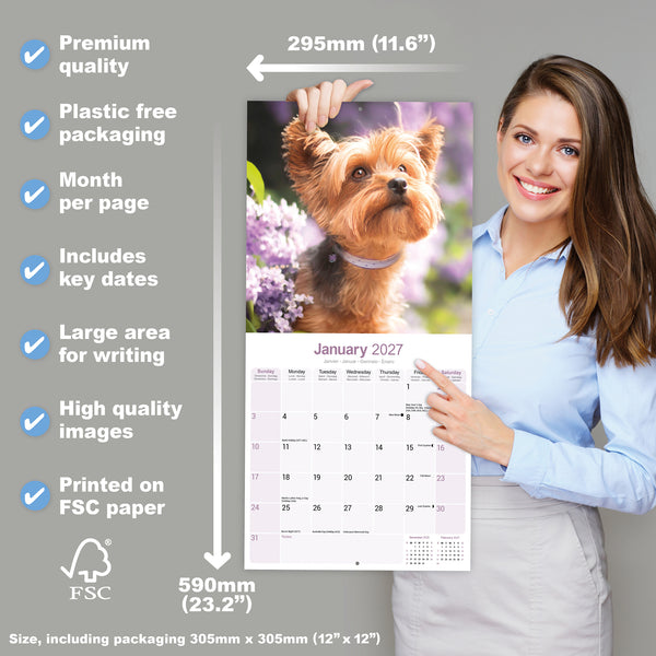 Yorkshire Terrier Calendar 2027