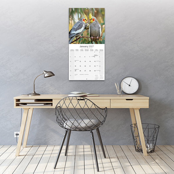 Cockatiels Calendar 2027