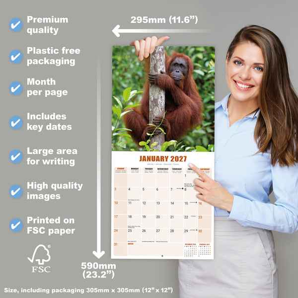 Apes Calendar 2027