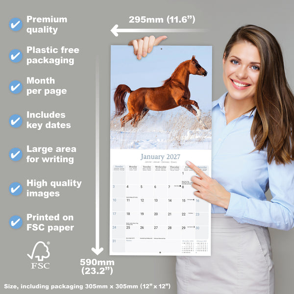Arabian Horses Calendar 2027