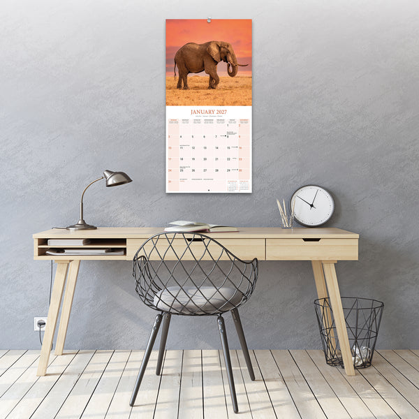 Elephants Calendar 2027