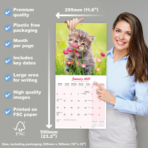 Kittens Calendar 2027