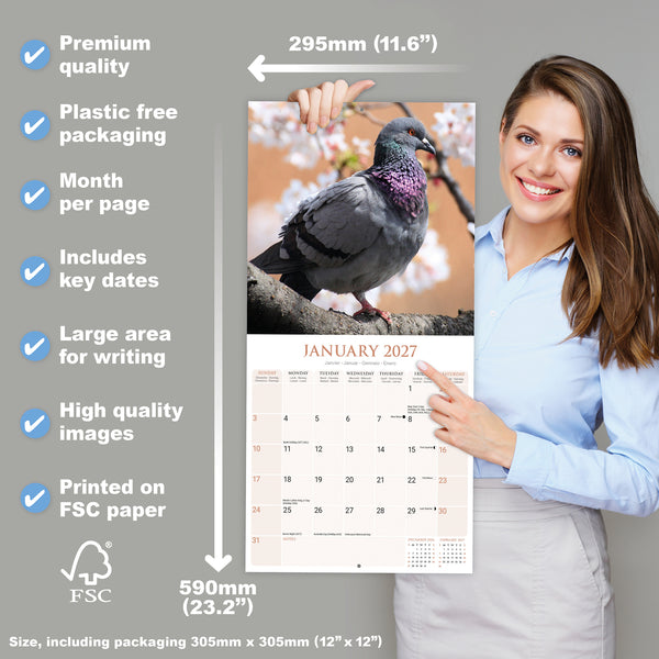 Pigeons Calendar 2027