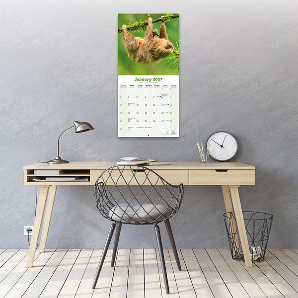 Sloths Calendar 2027