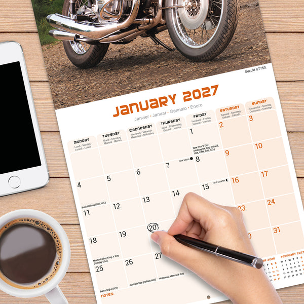 70's Superbikes Calendar 2027