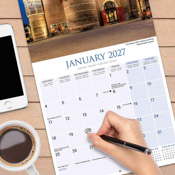 Amsterdam Calendar 2027