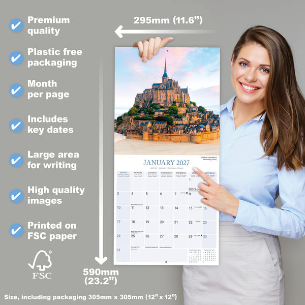 Castles Calendar 2027
