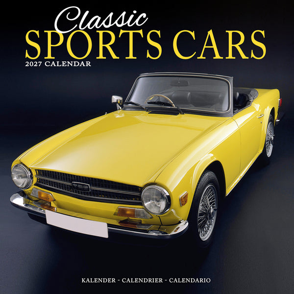 Classic Sports Cars Calendar 2027