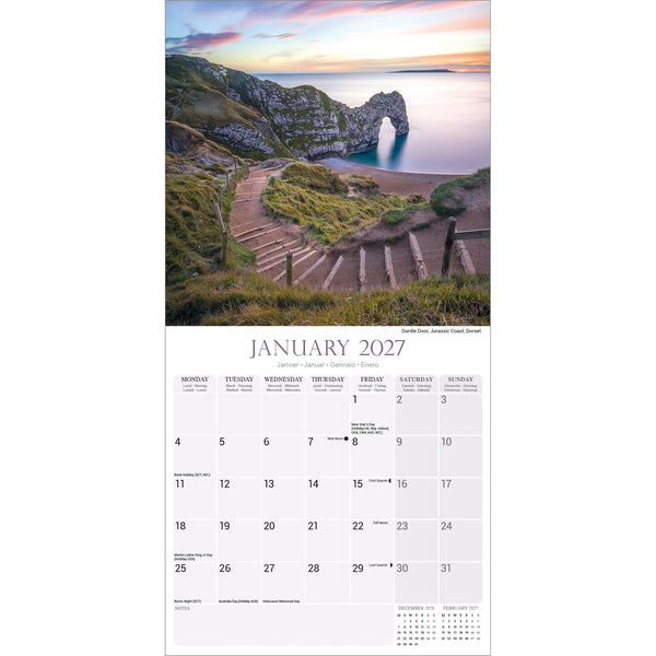 England Calendar 2027