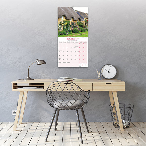 English Cottage Gardens Calendar 2027