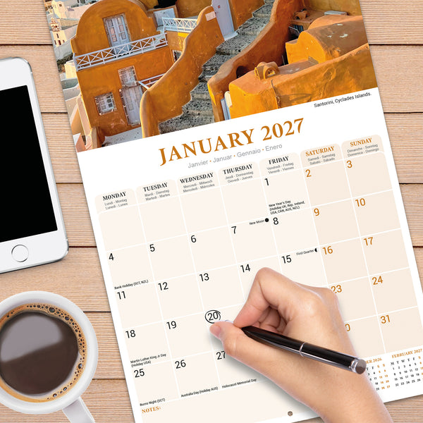 Greek Islands Calendar 2027