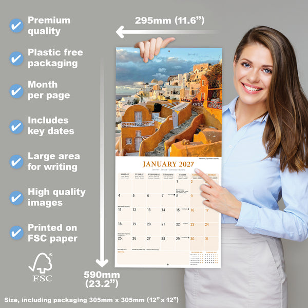 Greek Islands Calendar 2027