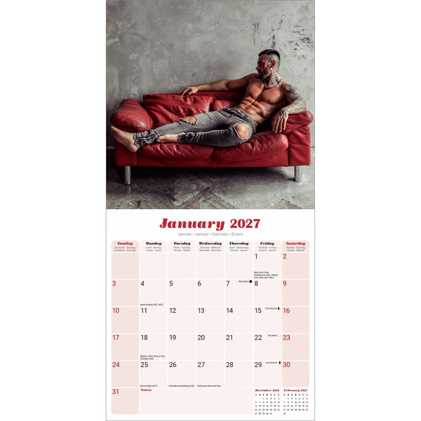Guys Calendar 2027