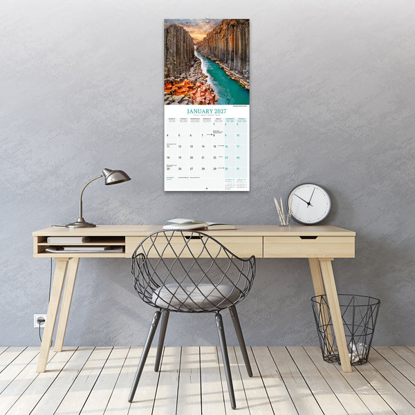 Iceland Calendar 2027