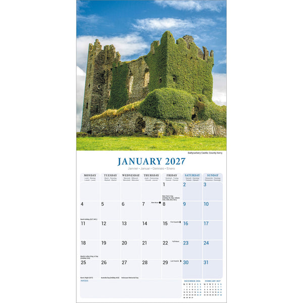 Ireland Calendar 2027