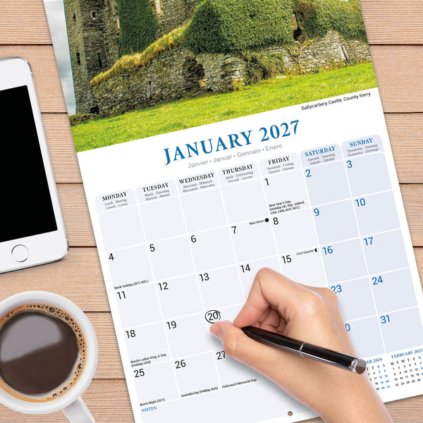 Ireland Calendar 2027